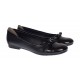 Balerini dama negri, eleganti - casual din piele naturala - Made in Romania FLONLAC