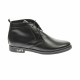 Ghete dama, negre, casual, din piele naturala - G01NBOXN