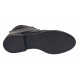 Ghete dama negre casual din piele naturala - G01NBOXN