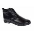 Ghete dama negre casual din piele naturala - G01NBOXN