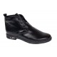 Ghete dama negre casual din piele naturala - G01NBOXN