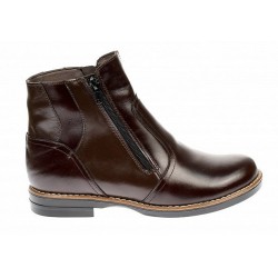 Ghete dama casual din piele naturala box Maro G25MARO