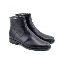 Ghete barbati casual, elegante din piele naturala, cu fermoar G80NBOX