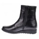 Ghete dama orto negre din piele naturala imblanite G964N