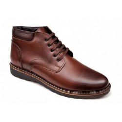 Ghete casual barbati model iarna din piele naturala (imblanite) GB102M