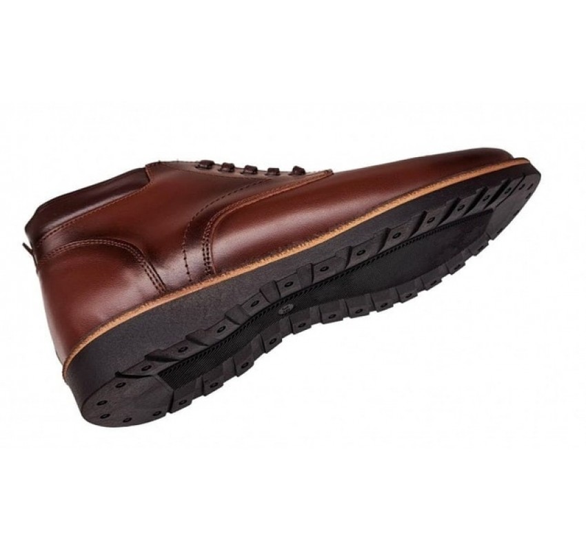 Ghete casual barbati model iarna din piele naturala (imblanite) GB102M
