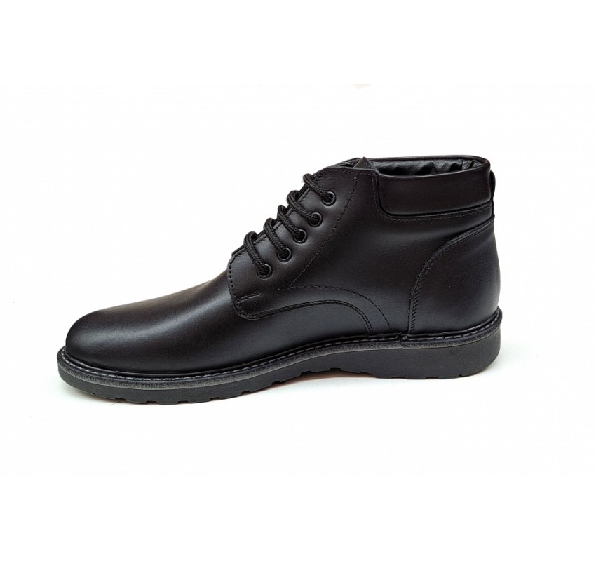 Ghete CORSA, piele naturala (imblanite) model iarna, NEGRU, CIUCALETI SHOES GB102N