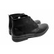 Ghete barbati office negre din piele naturala GB43NEGRU