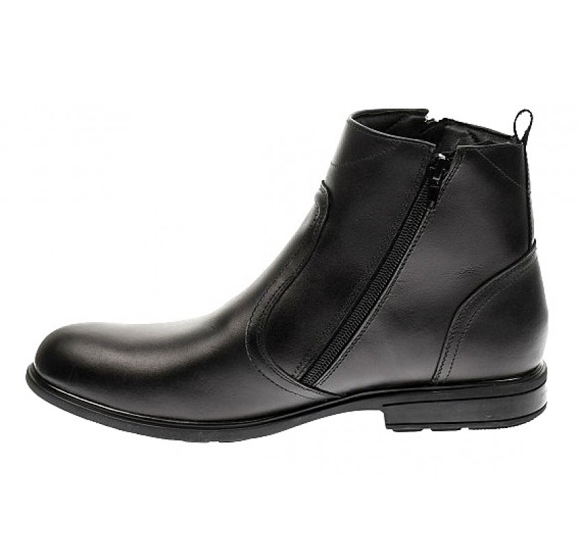 Ghete barbati casual din piele naturala cu fermoar imblanite - GB44N Marimea 41