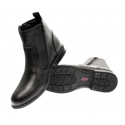 Ghete barbati casual din piele naturala cu fermoar imblanite - GB44N Marimea 41