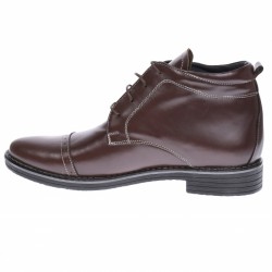 Ghete barbati din piele naturala casual-elegant, imblanite, cu sireturi, GBOND1M