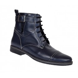 Ghete barbati din piele naturala, imblanite, model iarna - GBONDNBOX