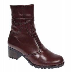Ghete dama casual din piele naturala Maro GD204M