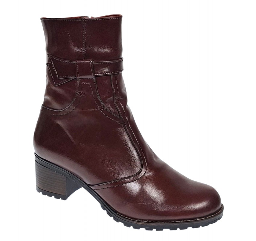 Ghete dama casual din piele naturala Maro GD204M