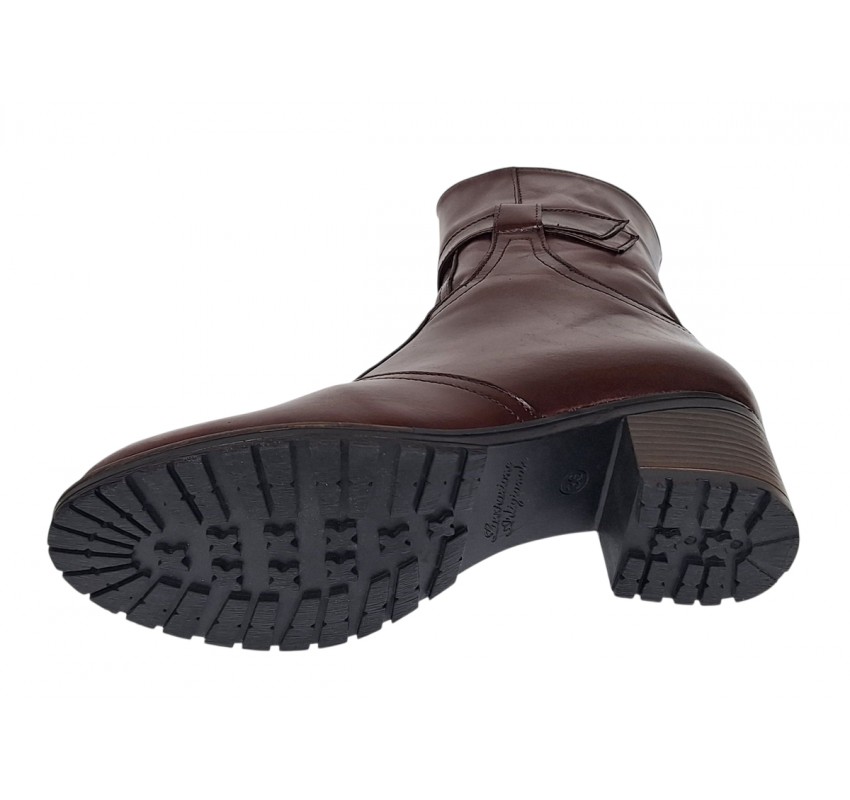 Ghete dama casual din piele naturala Maro GD204M