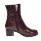 Ghete dama casual din piele naturala Maro GD204M