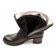 Ghete dama casual negre din piele naturala box GD204N