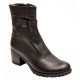 Ghete dama casual negre din piele naturala box GD204N