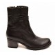 Ghete dama casual negre din piele naturala box GD204N