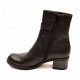 Ghete dama casual negre din piele naturala box GD204N
