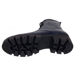 Ghete dama casual din piele naturala bleumarin GD205BL