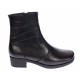 Ghete dama casual imblanite din piele naturala cu fermoar GD6N