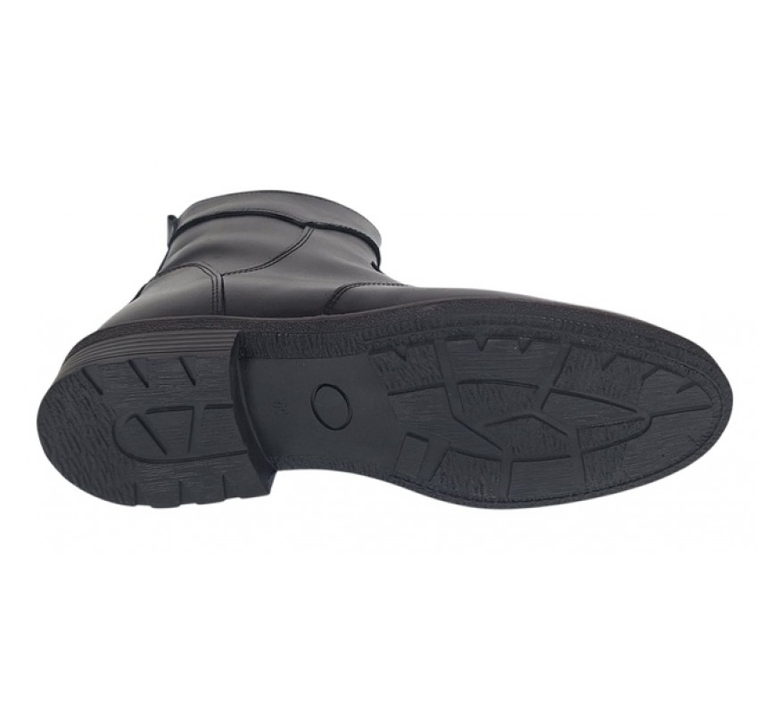 Ghete barbati casual imblanite din piele naturala cu fermoar GFSIMPLUN