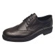 Pantofi barbati eleganti negri din piele naturala tip brogue – design clasic office - GK756N