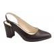 Pantofi dama eleganti decupati din piele naturala - Model Angelyna Negru Box Pantofi dama eleganti decupati din piele naturala - Model Angelyna Negru Box