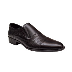 Pantofi eleganti pentru barbati, din piele naturala de culoare neagra - GKR 01N