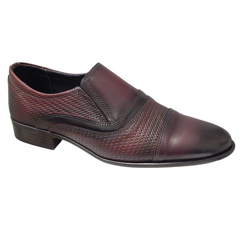 Pantofi eleganti pentu barbati piele naturala bordeaux - GKR01VIS Pantofi eleganti pentu barbati piele naturala bordeaux - GKR01VIS