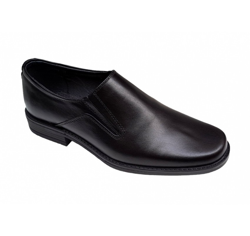 Pantofi barbati, eleganti, piele naturala, Negru, GKR05N