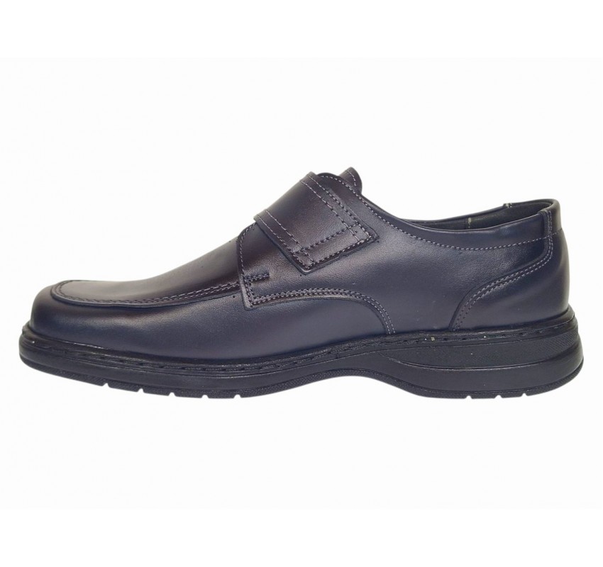 Pantofi barbati casual piele naturala Bleumarin inchis GKR09BLM