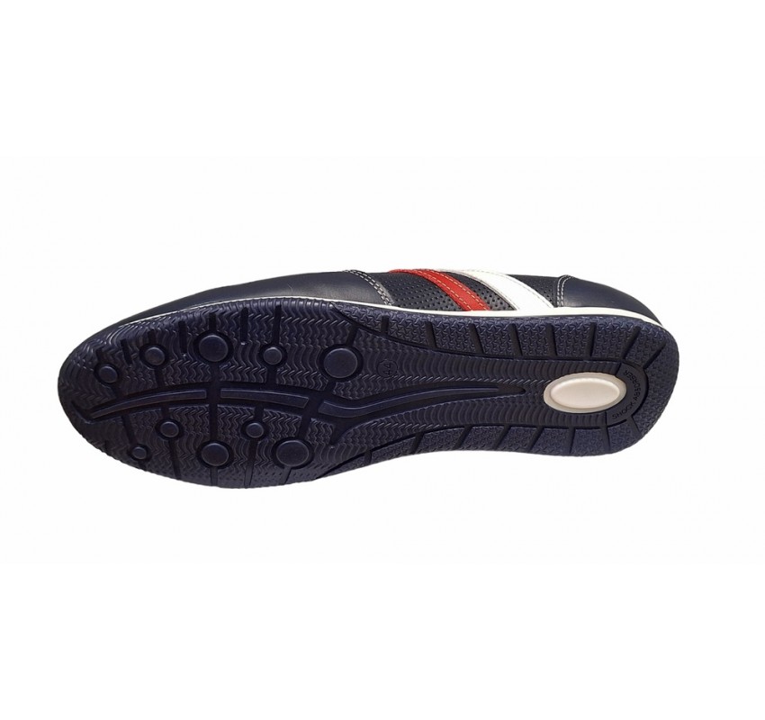 Pantofi casual barbati din piele naturala Bleumarin 102BLU