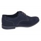 Pantofi barbati bleumarin din piele naturala intoarsa – stil derby casual elegant GKR103BLVEL
