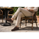 Pantofi barbati casual din piele naturala intoarsa maro GKR103MVEL