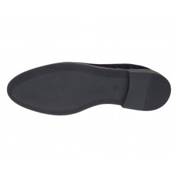 Pantofi barbati negri din piele naturala intoarsa GKR103NVEL
