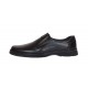 Pantofi barbati casual din piele naturala pe calapod lat cu elastic GKR104N