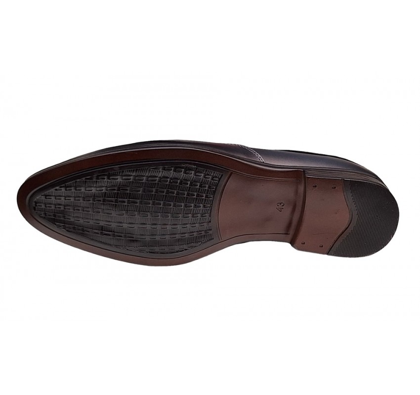 Pantofi barbati din piele naturala Negru GKR109NBOX