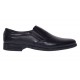 Pantofi barbati din piele naturala Donato Negru Fara inchidere GKR109NBOX