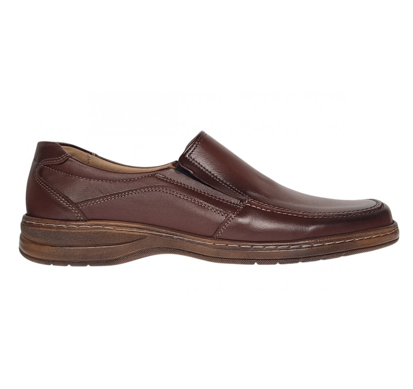 Pantofi casual barbati din piele naturala maro - Masuri pana la 47 GKR10M Pantofi casual barbati din piele naturala maro - Masuri pana la 47 GKR10M
