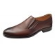 Pantofi barbati eleganti din piele naturala maro fara siret - GKR117ELM