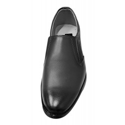 Pantofi barbati eleganti din piele naturala negru fara siret - GKR117ELN