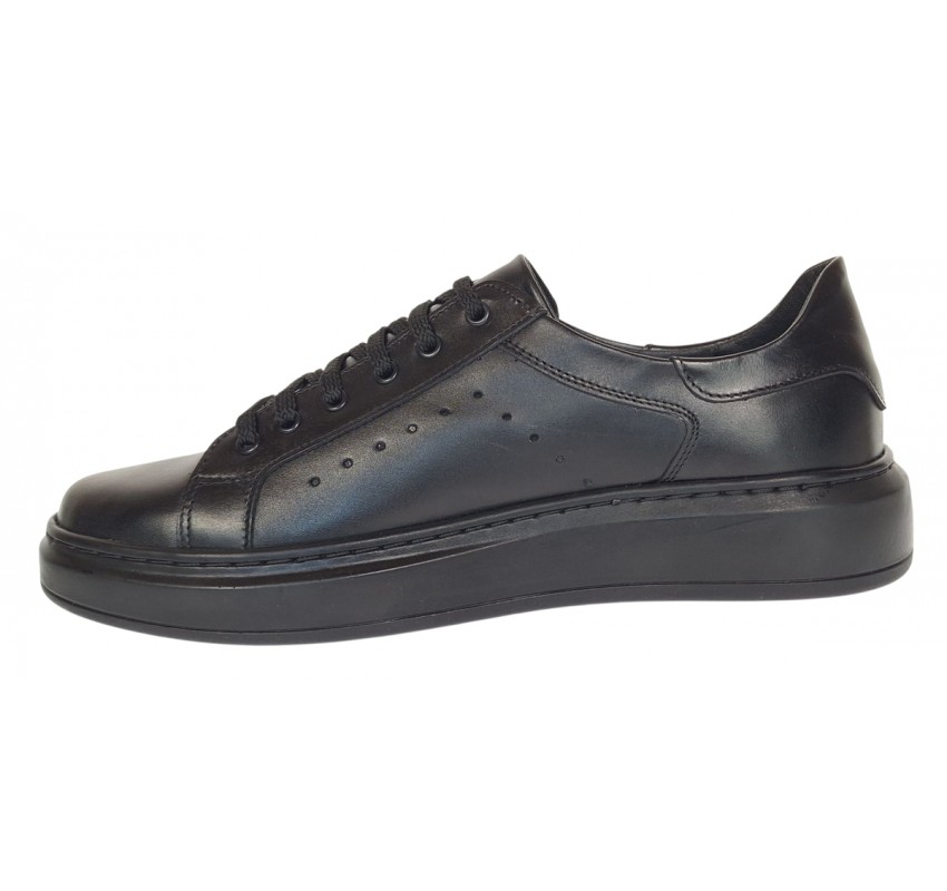 Pantofi barbati casual piele naturala de culoare neagra Aldo GKR118N