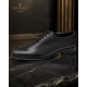 Pantofi barbati eleganti din piele naturala de culoare neagra GKR119N