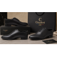 Pantofi barbati eleganti din piele naturala de culoare neagra GKR119N
