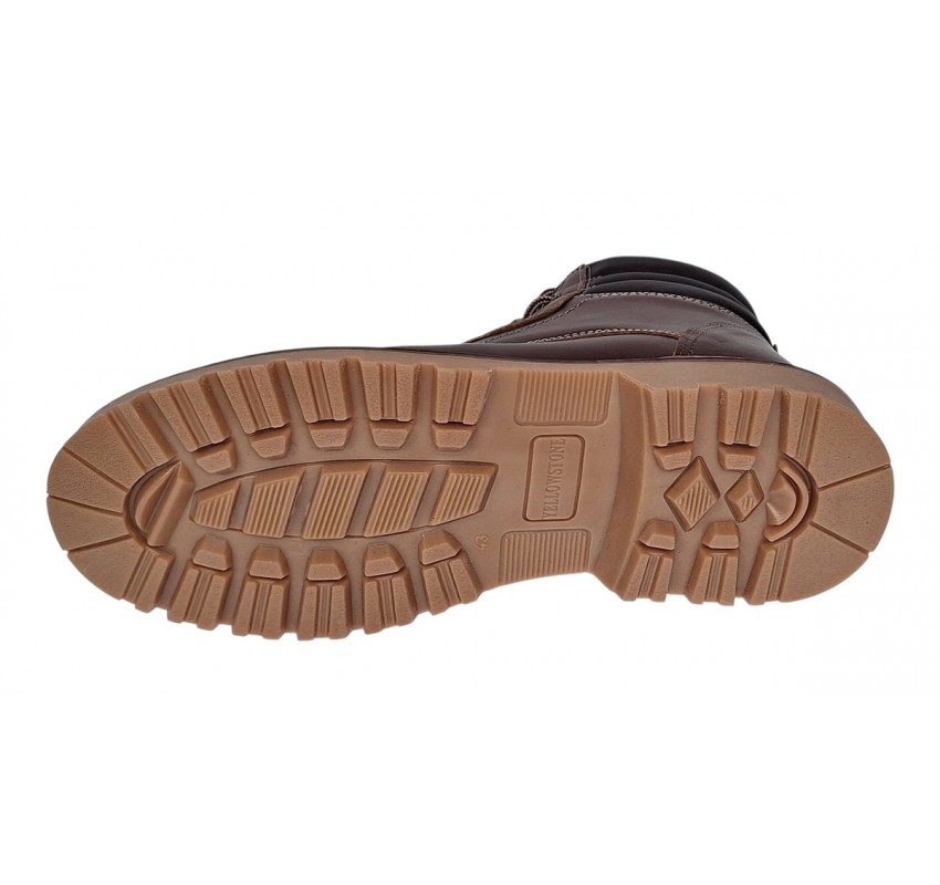 Bocanci barbati din piele naturala imblaniti model iarna Maro K11