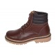Bocanci barbati din piele naturala imblaniti model iarna Maro K11