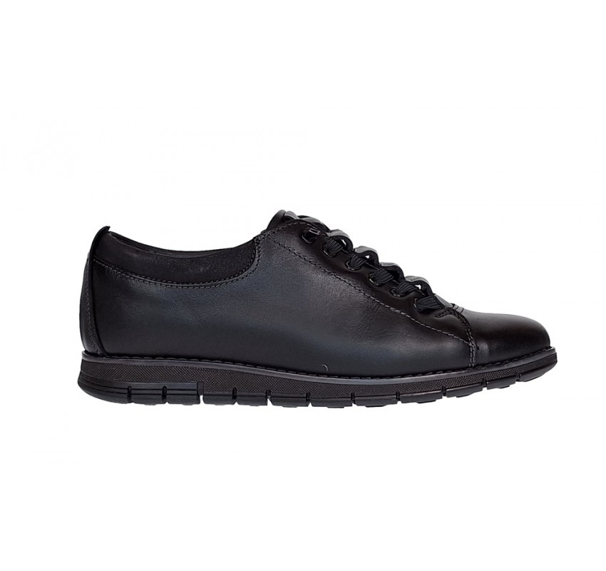 Pantofi barbati casual din piele naturala, Negru GKR120N Pantofi barbati casual din piele naturala, Negru GKR120N