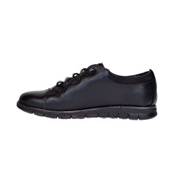 Pantofi barbati casual din piele naturala, Negru GKR120N Pantofi barbati casual din piele naturala, Negru GKR120N